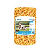 Polywire for electric fence, diameter 2 mm, yellow-orange
