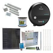 Expert solar fence kit - Complete transport box + energizer power DUO 1 J, 40 W panel, polytape 20 mm