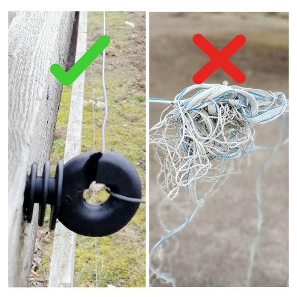 The most common mistakes when installing an electric fence