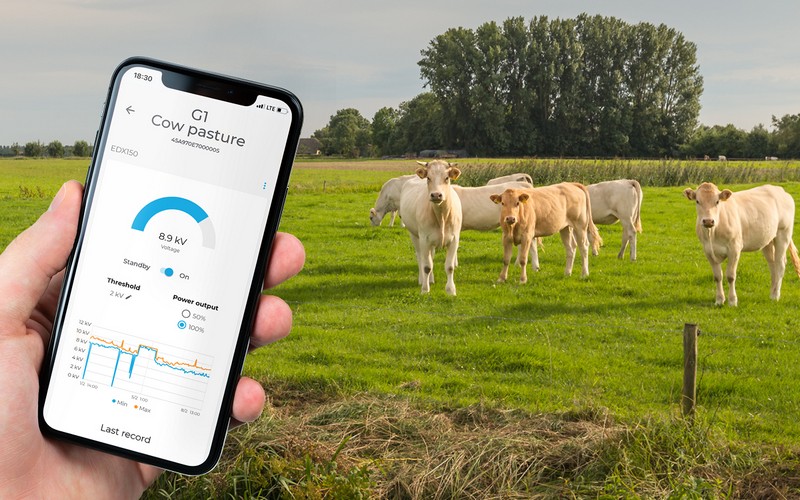 New definition of convenient control of electric fencing fencee: Have your fencing under control, literally from all over the world 