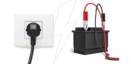 Electric fence energizers sorted by power supply  