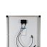 Basic solar fence kit - ground screw holder + 15 A controller + bracket + 200 W panel