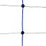 Blue net for electric fence against wolves, height 145 cm, length 50 m, double tip