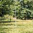 Blue net for electric fence against wolves, height 145 cm, length 50 m, double tip