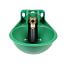 Bowl waterer with pipe valve, plastic