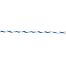 Polywire for electric fence, diameter 3 mm, white-blue, 800 m