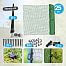 Camping set with mobile universal net and goal, height 90 cm