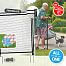 Camping set with mobile universal net and goal, height 90 cm