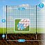 Camping set with mobile universal net and goal, height 90 cm