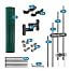 Camping set with mobile universal net and goal, height 90 cm