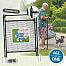 Camping set with mobile universal net and goal, height 90 cm