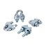 Connector U for ropes up to 6 mm, galvanized - 5 pcs