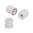 Porcelain insulator for electric fence, corner - 4 pcs
