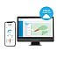 Electric fence kit against wolves - blue net 120 cm + Smart LTE energizer 8 J