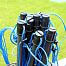 Electric fence kit against wolves - blue net 120 cm + Smart LTE energizer 8 J