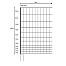 Electric fence net for poultry, height 120 cm, length 50 m