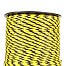 Electric fence rope, diameter 6 mm, yellow-black, length 200 m