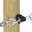 End cap for eye creation, wires up to 6 mm - 2 pcs