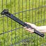 Fence insulator with pest protection, arm length 40 cm