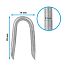 Galvanized farmer's staples 2,2 × 25 mm - 100 g, approx. 70 pcs