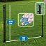 Gate for mobile electric fencing nets, height 120 cm, width 90 cm, 2 spikes, non-conductive