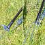 Gate for mobile electric fencing nets, height 120 cm, width 90 cm, 2 spikes, non-conductive