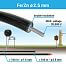 High-voltage steel cable with 2.5 mm diameter - 100 m