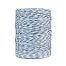 Braided polywire for electric fence, diameter 3 mm, white-blue, length 200 m