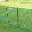 Non-conductive green fencing net with gate, 24 m, 112 cm