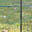Non-conductive green fencing net with gate, 24 m, 112 cm