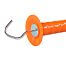 Orange gate handle for electric fence