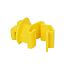 Plastic insulator for electric fence T-posts, for wires and ropes up to 8 mm - 10 pcs