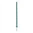 Plastic post for electric fence, length 105 cm, 10 eyelets, green