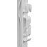 Plastic post for electric fence, length 157 cm, 12 eyelets, white