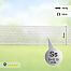 Polytape for electric fence, width 40 mm, white, length 200 m