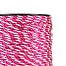 Electric fence rope, diameter 4,5 mm, pink-white, 200 m, 0,16 Ω/m