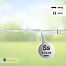 Polyrope for electric fence, diameter 4,5 mm, white, 200 m