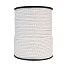 Rope for electric fence, diameter 6 mm, white, length 200 m