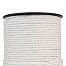 Rope for electric fence, diameter 6 mm, white, length 200 m