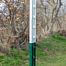 Steel T-post for electric fence 167 cm