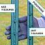 Steel T-post for electric fence 167 cm