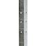 Steel UNI post for electric fence, galvanized, length 167 cm