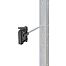 Steel UNI post for electric fence, galvanized, length 167 cm