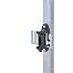 Steel UNI post for electric fence, galvanized, length 167 cm