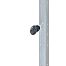 Steel UNI post for electric fence, galvanized, length 167 cm