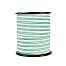 Electric fence tape 12,5 mm, white-green, 0,5 Ω/m, 200 m