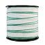 Tape for electric fence, width 40 mm, green-white, length 200 m