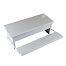 Trough feeder for poultry, hens, galvanized sheet metal