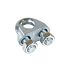 U connector for steel ropes up to 14 mm, galvanized - 5 pcs