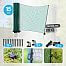Universal green fencing net, non-conductive FIX, length 15 m, height 90 cm